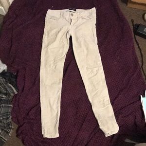 Skinny corduroy pants